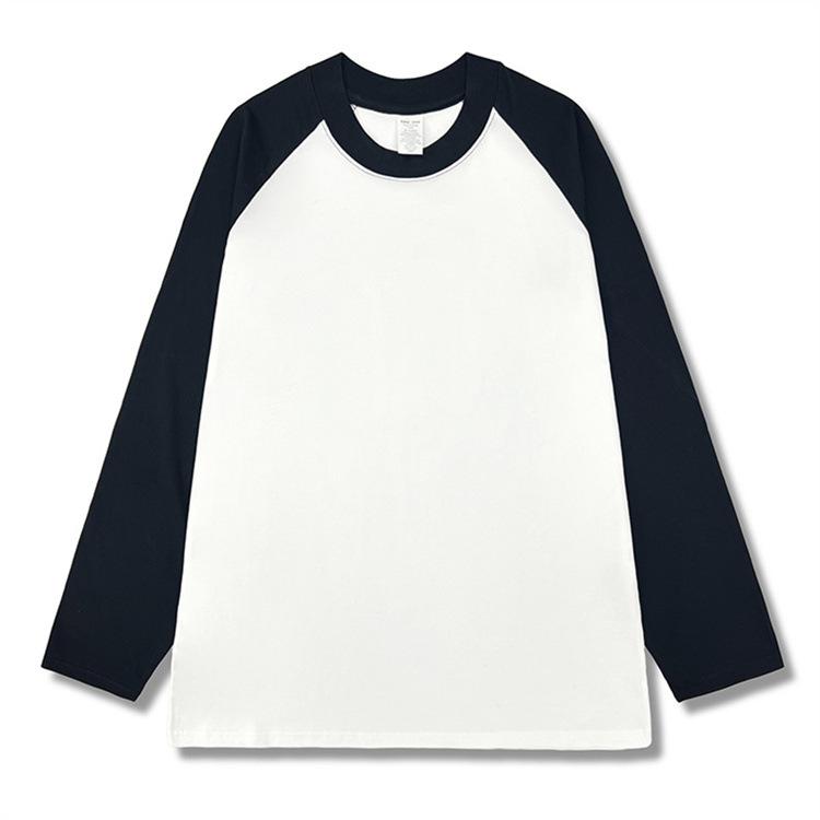 Women's T‑Shirt Raglan Sleeve Color Block Top Loose Fit 100% Cotton Casual Plus Size Short Long Sleeve For Summer Autumn