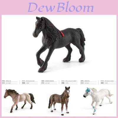 Realistic 7 Piece Horse Model Set Featuring Appaloosa Quarter Horse And Hanoverian Stallion For Decorative Display And Play