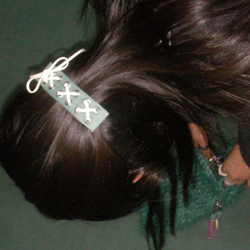 

nff string ribbon hairpin-mint ONE