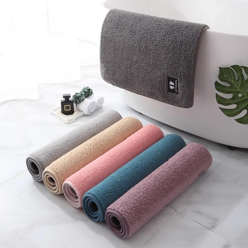 Home Bathroom Door Suction Door Mat Bathroom Entrance Foot Mat Kitchen Non-slip Mat Carpet Mat Toilet Floor Mat