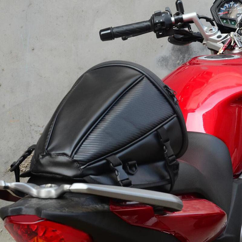 Borsa da Sella Posteriore Impermeabile per Moto Borsa Sportiva da Viaggio Borsa Posteriore da Sella per Moto Motorino Borsa Laterale Posteriore