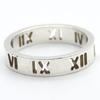 Used TIFFANY&Co. Ring Atlas Narrow EU#46 Silver925 2.0g Silver Accessories