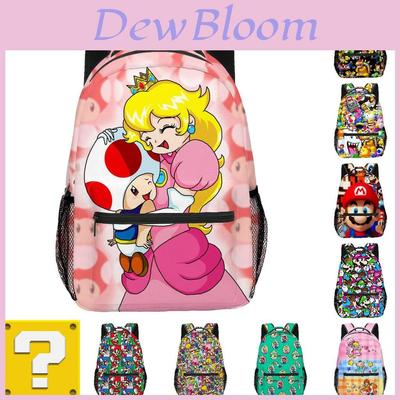 New Arrival Mario Primary And Secondary School Backpack Breathable 20-35l Capacity