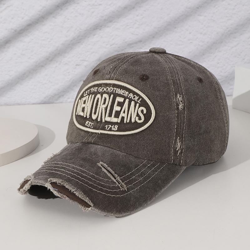 

Весна Лето Винтаж состаренный вышитая буква 1718 бейсболка мягкий верх удобный хлопок козырек