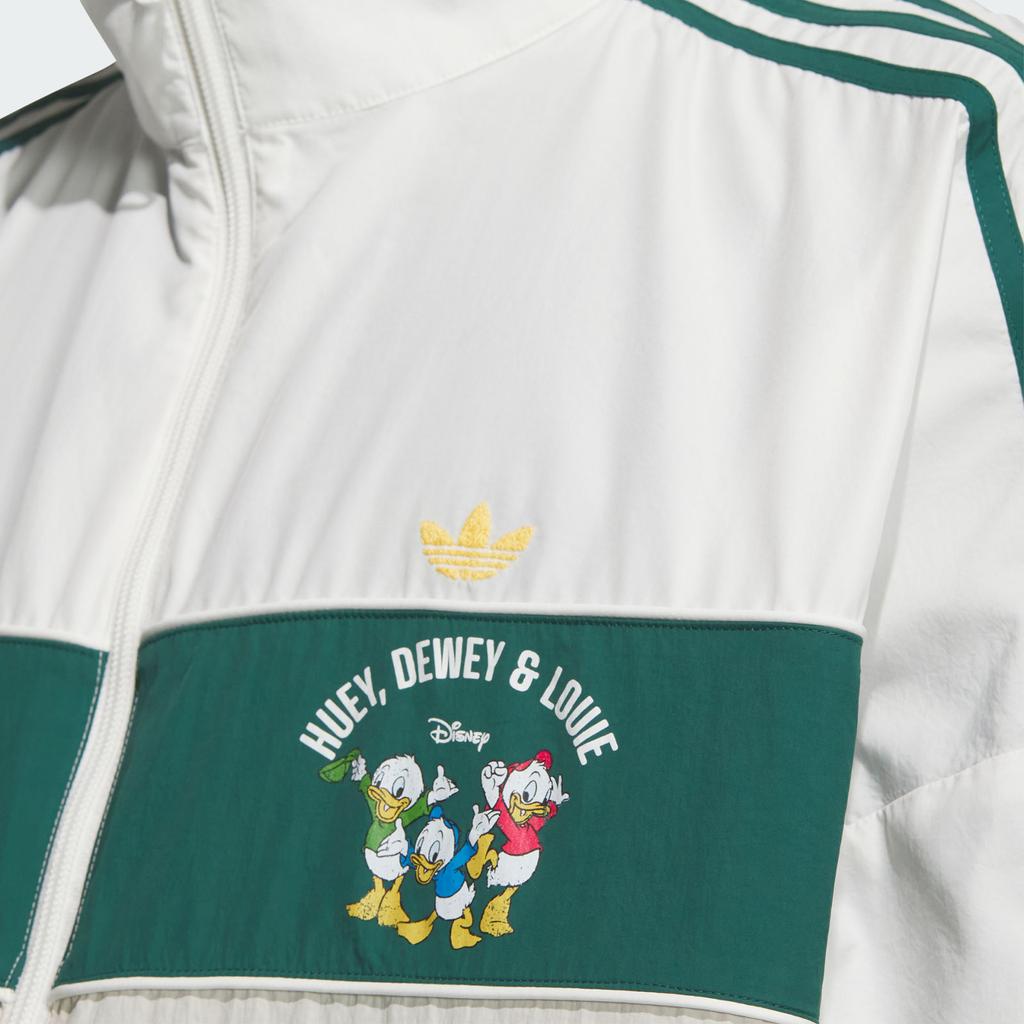 Adidas X Disney Classic Sports Jacket With Striped Print Unisex Jackets White JP1418