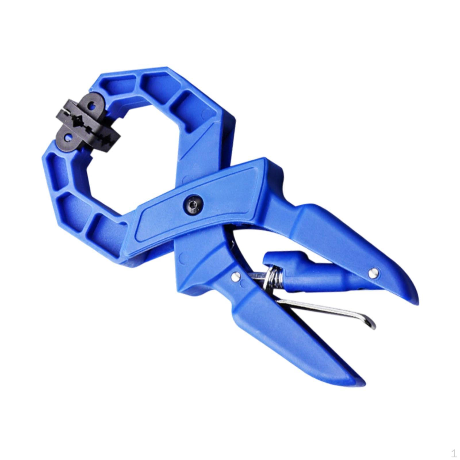 

Face Clamp with Locking Pads, Adjustable for Garage, Construction, And Home Deep Blue