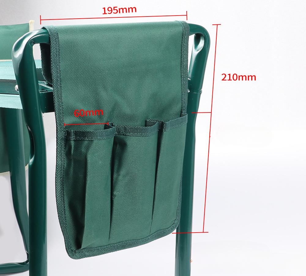 Hot Selling Garden Kneeling Stool with Tool Kit Two-use Outdoor Sponge Non-Slip Folding Stool Garden Hardware Tools