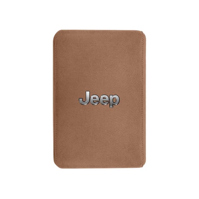 

For Jeep Car Armrest Mats Memory Foam Arm Rest Cushion Accessories For Jeep Grand Cherokee Wrangler JK Gladiator Compass Rene
