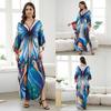 Women's Printed Beach Kaftans Summer Maxi Dress Cover-Ups for Swimwear, Vacation Essentials,Bulk Supply with Big Discounts