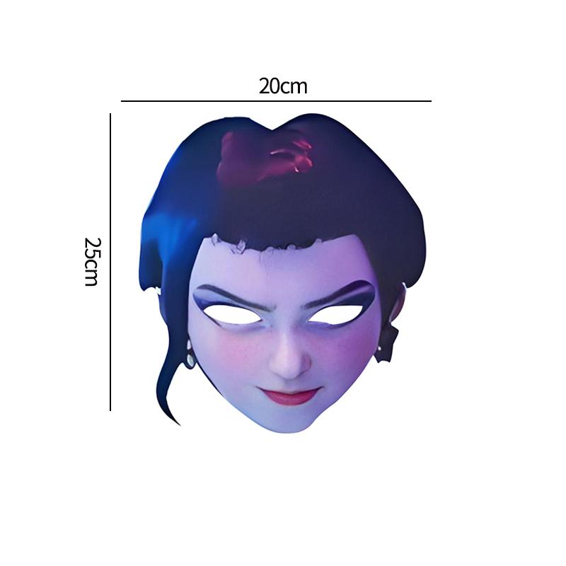 Kpop Dämonenjäger Gesichtsmaske K-Pop Rumi Mira Zoey Cosplay Maske Party Cartoon Kostümzubehör Geburtstagsfeier Lustige Geschenke