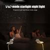 Portable USB Night Lamp 2 in 1 Star Projector Light, Space Nebula with 360 Decorative Interior Lighting Degree Rotating Film, Car Home Bedroom Ambient