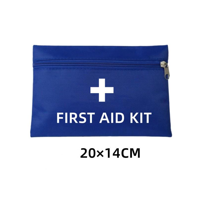 Waterproof Oxford Fabric First Aid Kit Bag, Portable Red Medical Storage Bag for Home Hospital Emergency Supplies