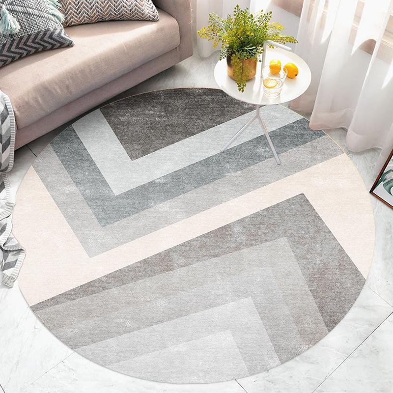 Okrągły Geometryczny Dywan Dom Salon Sofa Stolik Kawowy Mata Podłogowa Dywan Domowy do Sypialni Mata Podłogowa