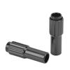 Bicycle Brake Cable Adjuster Screw Aluminum Alloy Bike Cable Adjuster Barrel for Road Mountain BikeBlack   1 Pair