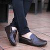 Herren Mokassins Fahrschuhe Freizeitschuhe Lederschuhe