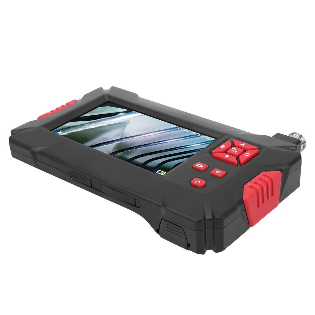 8mm Dual Lens Industrial Endoscope with 4.3in 1080P LCD Display 9 Lights for Pipeline Inspection5 M   16.4ft