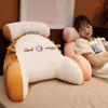 Bed Rest Reading Pillow with Arm Support Cartoon Print Detachable Backrest Support Sofa Couch Pillow Cushion