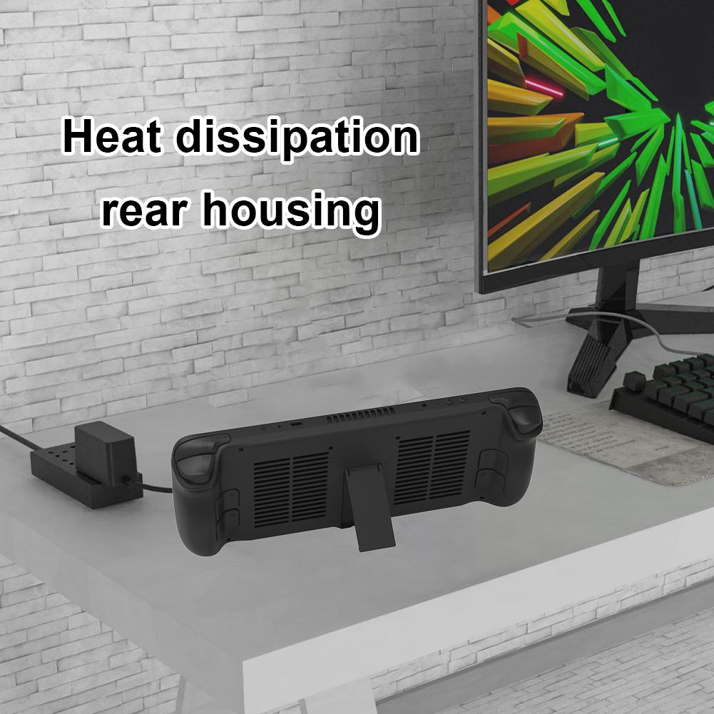 Plastic Protective Back Housing with Screwdriver Screws Portable Cooling Protective Cover Replacement Accessories for Steam Deck