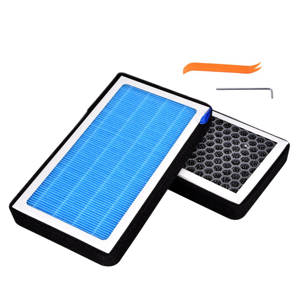 For Tesla Model 3 Activated Carbon Air Filter Auto HEPA Air Filter Conditioner Element Replacement Kit Cabin Air-Filters 1 pair