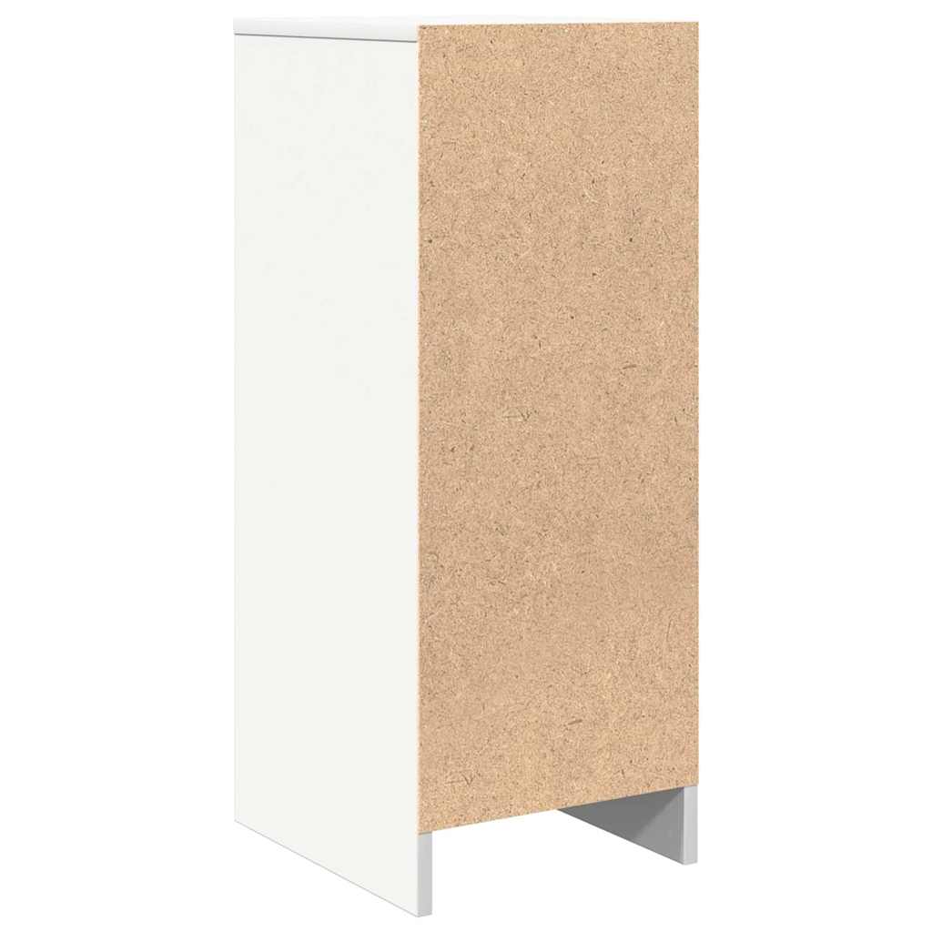 Sideboard In White 29.5 X 34 X 76 Cm Engineered Wood