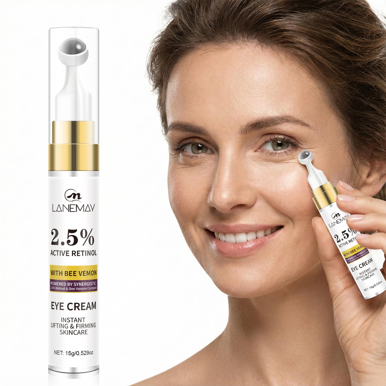 Eye Cream-Instant Lift And Tighten The Skin Around The Eyes-Lightweight Texture, No Greasy, Long-lasting Moisturizing-15ml