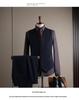Men's High-End Slim-Fit Suit Set: Business Formal, Groomsman, Wedding Groom's Wear, Wrinkle-Resistant Jacket