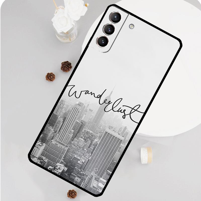 Wanderlust Phone Case For Samsung Galaxy S25 S26 Ultra S20 S21 S22 S23 S24 Plus S10 S25 FE Funda Cover