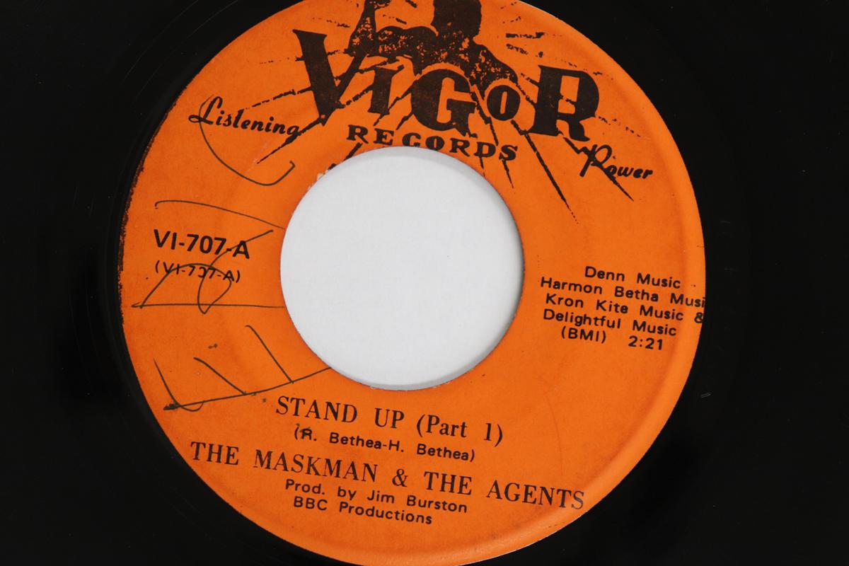 

7inch Record MASKMAN, AGENTS - Stand Up VI707 VIGOR RECORDS 1973 US Soul/Funk Used
