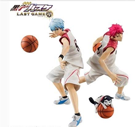 MegaHouse Web Exclusive Kuroko's Basketball Figure Series Kuroko & Akashi & Tetsuya No. 2 & Clear File Set (LAST GAME Ver.)