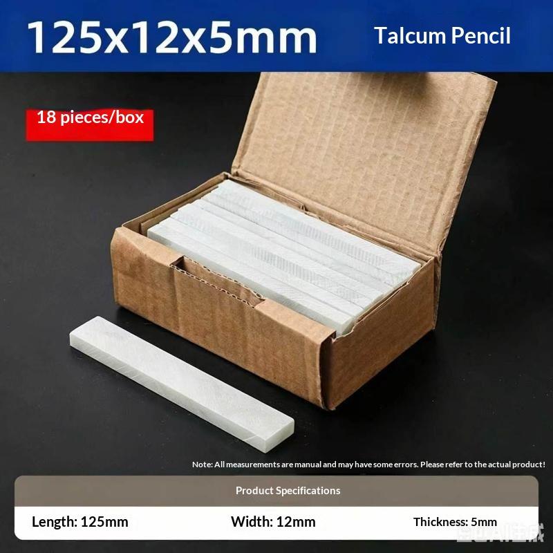 Slate Marker Pencil Soft Natural Mineral Talc Strips Easy Erasable Pen for Metal Cutting Scribing Hardware Processing Use