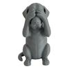 3D Printed Cat Figurine Kittens Hear Speak See No Evil Statue Miniature Cat Ornament Cat Lover Gift for Desk Shelf Cabinet Decoration