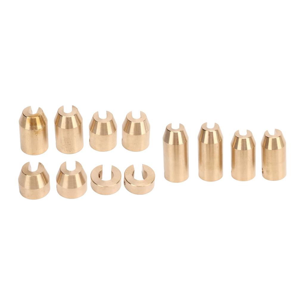 Motorcycle Spoke Wheel Weights, Wheel Spoke Balance Refills Super Moto Dual Sports Brass Wheel Spoke Balance Weight Refill (12 Pcs)
