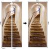 SeraphinaT 3D Door Sticker Wall Decals Mural Wallpaper, Waterproof and