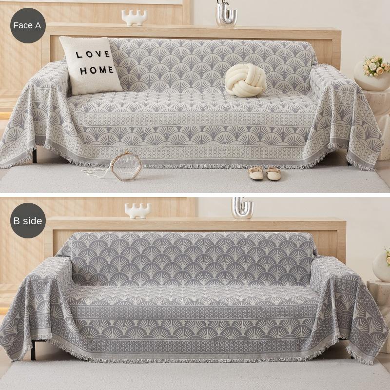 New Modern Simple Sofa Cover with Full Cover Chenille Anti-cat Scratch Sofa Cover Towel Four-season Universal Sofa Towel