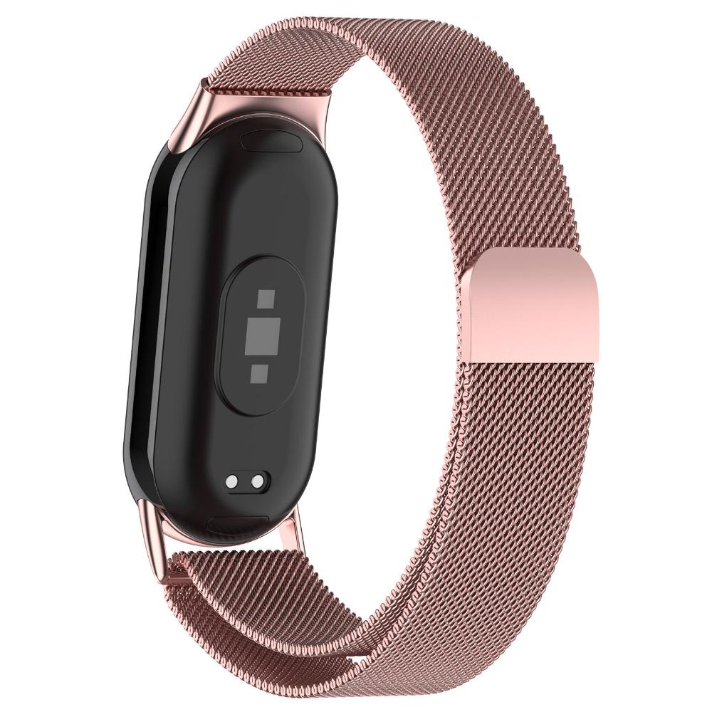 Pasek Mediolski do Xiaomi Mi Band 10 9 8 NFC Magnetyczna Bransoleta Correa dla Xiaomi Band 10 Ceramiczny Metalowy Wymienne Akcesoria