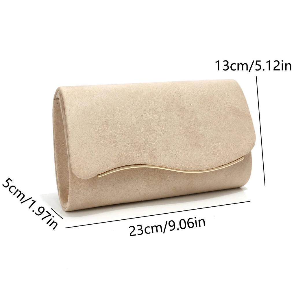 Samt Damen Abendtaschen Umschlagdesign Party Hochzeit Clutch Taschen Mit Schulterkette Abdeckung Handtaschen Metall Geldbörse
