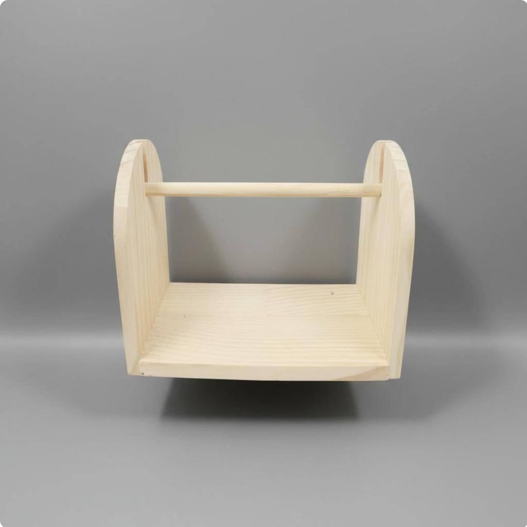 Yarn Spool Rack Knotsnag-resistantFree Wooden Yarn Holder Crafting Supply Sturdy Wood Even Rotation for Crocheters