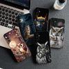 Cartoon Owl Wallpaper Casing Phone Cover for Xiaomi Redmi Note 13 14 ProPlus A4 A3 Pro Plus 13C Pro+ Note13 Note14 Soft Case