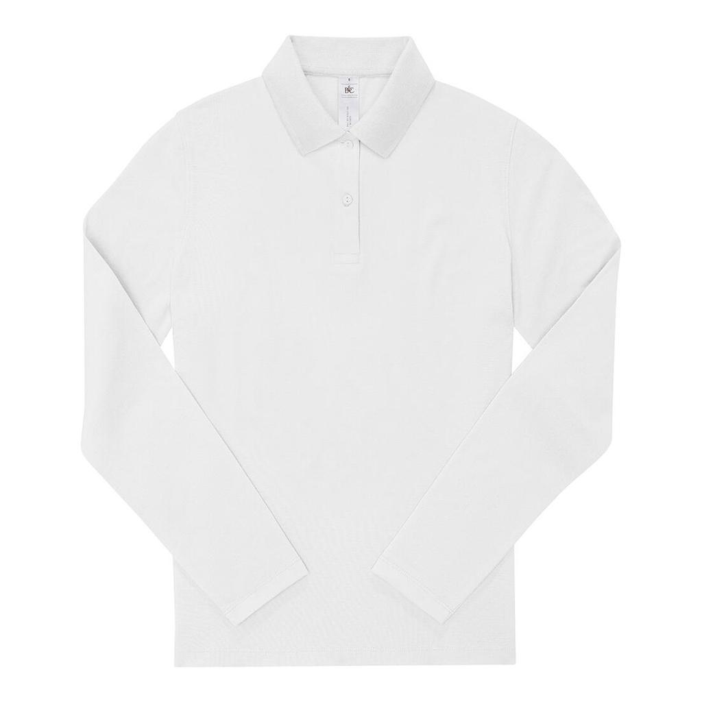 B&C Womens/Ladies My Polo 180 Cotton Long-Sleeved Shirt