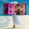 KPOP Hunter Fashion Beach Towel: Ideal for Summer Adventures Soft, absorbent and quick drying suitable for swimming and bathing