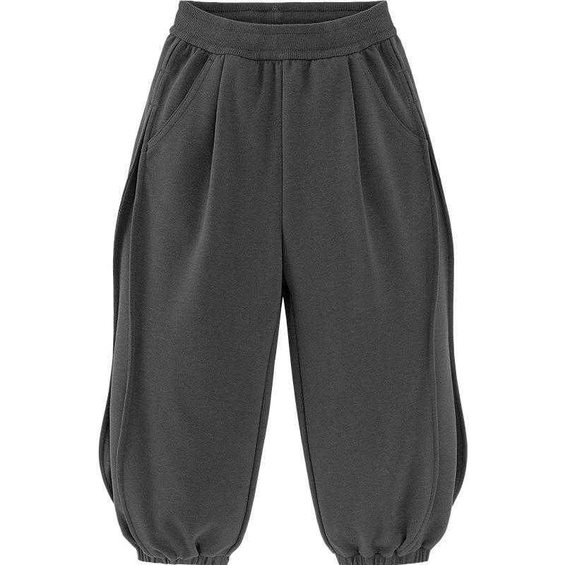 Minibala Kids' Adjustable Waist Loose Bubble Pants