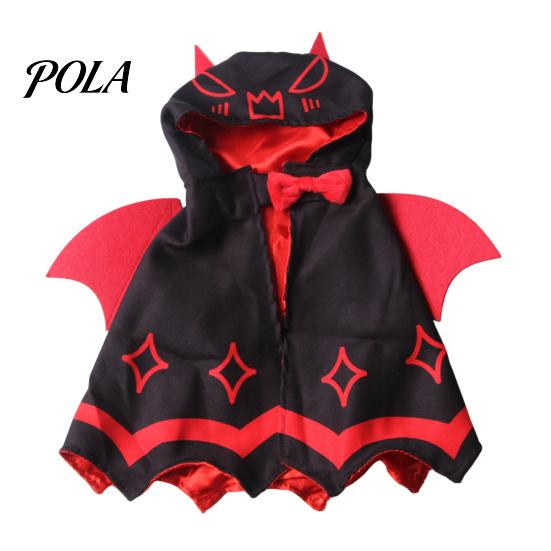 Wygodny Pelerynka dla Zwierząt Halloweenowa Peleryna Nietoperz dla Kota, Uroczy Diabełek ze Skrzydłami, Kostium Cosplay z Kapturem, Świąteczny dla Kotów Małych Psów, Ubranie na Imprezę Kostiumową Pies