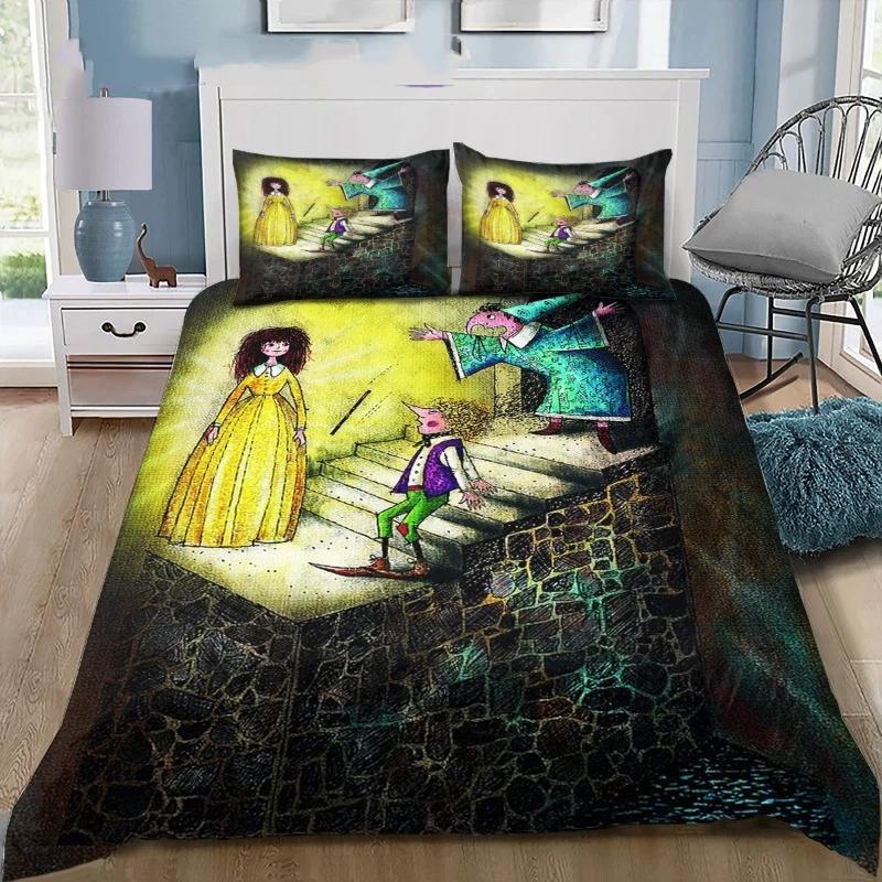 Der Rauber Hotzenplotz Bedding Set Kasperl Duvet Cover Set German Cartoon Kids Bedding With Pillowcases 50x75cm Customizable Siz