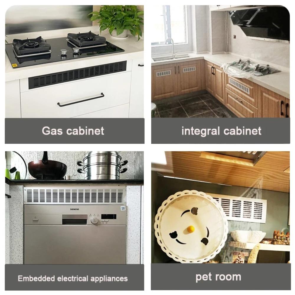 Aluminum Alloy Rectangular Grid Vents Air Vent Decorative Covers Wardrobes Aluminum Alloy Grille