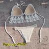 Handmade Crochet Bikini Top with Chest Pads