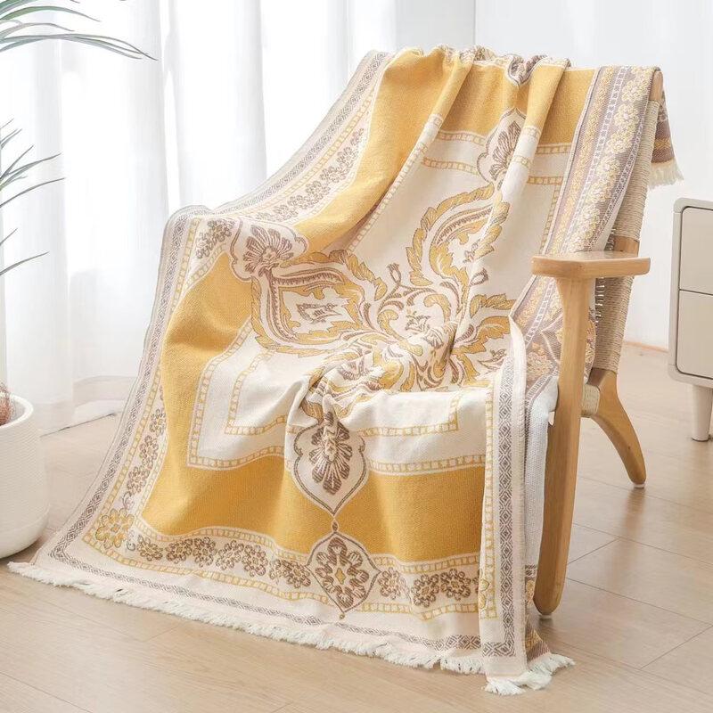 Brangdy Office Nap Tassel Throw Blanket