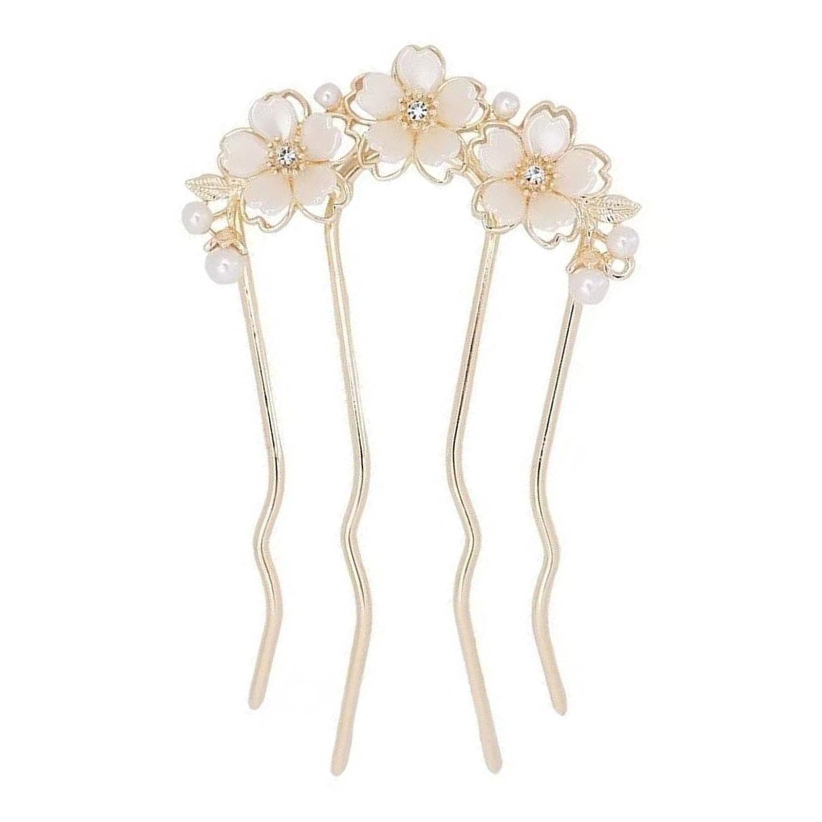 

Girl Pearls Hair Pins Glinting Hairpin Proms for Queen Birthday Barrette Photo Props Elegant Costume Headwear 1