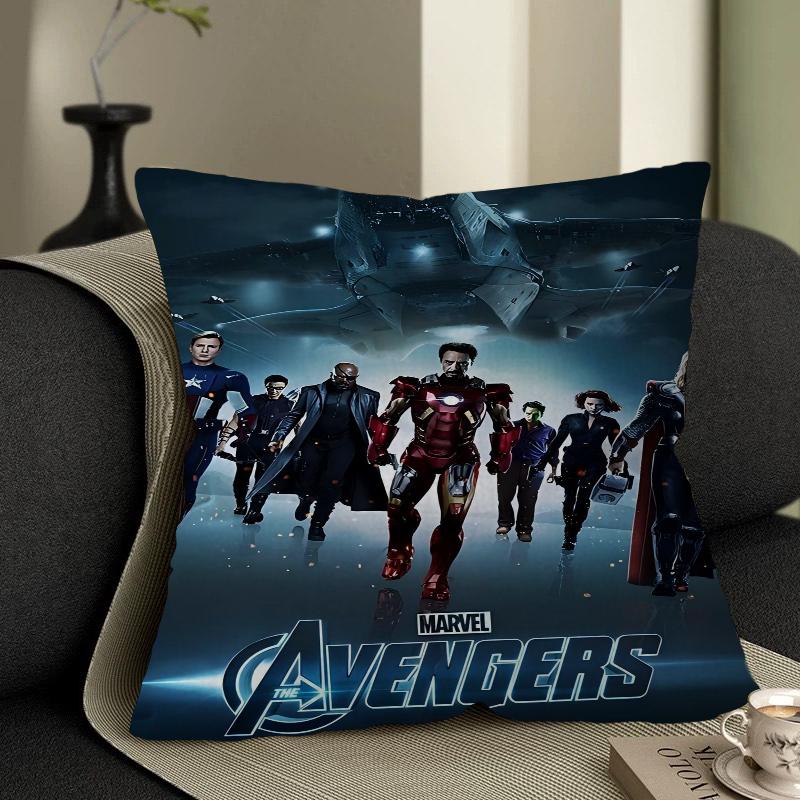Marvel Wall Art Personalized Pillow Cover Kids Bedroom Wild Party Decor Pillowcase Kid Birthday Shower Gift