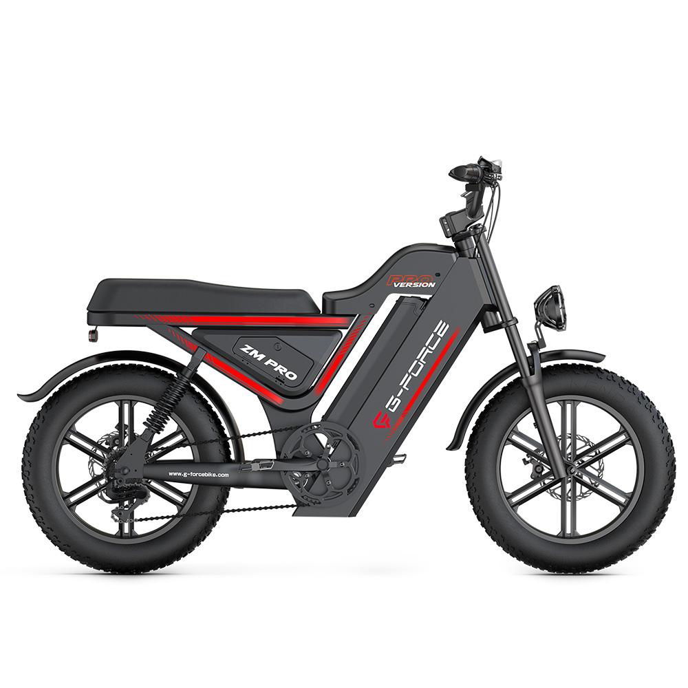 G-FORCE ZM PRO Electric Mountain Bike with 52V 40AH Battery,Dual Suspension