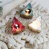 Christmas Candles Mini Xmas Tree Candle Desktop Christmas Ornament Christmas Gift for Guests Kids Suministros Navideños